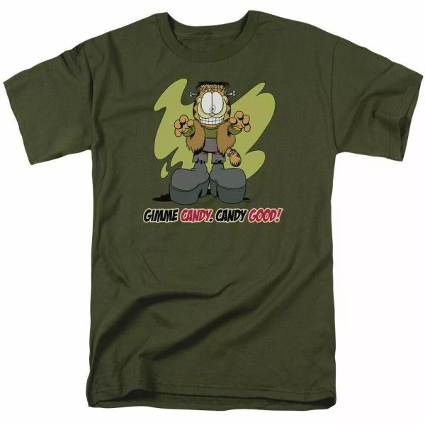 garfield candy good t shirt mens licensed halloween comic tee military green, White;black
garfield candy good t shirt mens licensed halloween comic tee military green, White;black