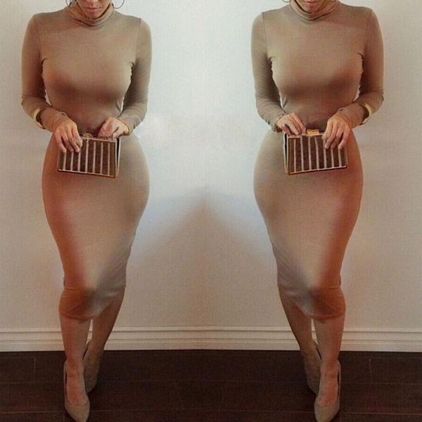 casual dresses office work autumn winter bottoming dress women cotton long sleeve high neck sheath bodycon pencil white vestidos, Black;gray
casual dresses office work autumn winter bottoming dress women cotton long sleeve high neck sheath bodycon pencil white vestidos, Black;gray