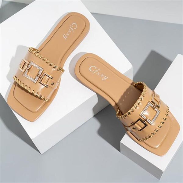 slippers flip-flops flat sandals women's casual square buckle diamonds outdoor beach slipper, Black
slippers flip-flops flat sandals women's casual square buckle diamonds outdoor beach slipper, Black
