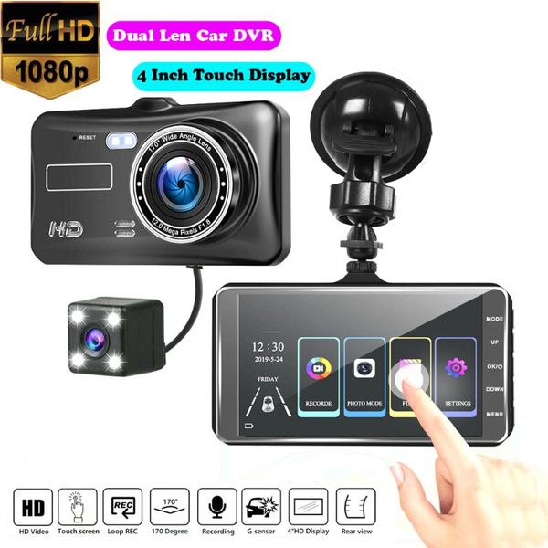 dual lens dash cam car dvr camera full hd 1080p 170 degree video recorder 4" ips touch screen dashboard with rear view dashcam dvrs
dual lens dash cam car dvr camera full hd 1080p 170 degree video recorder 4" ips touch screen dashboard with rear view dashcam dvrs