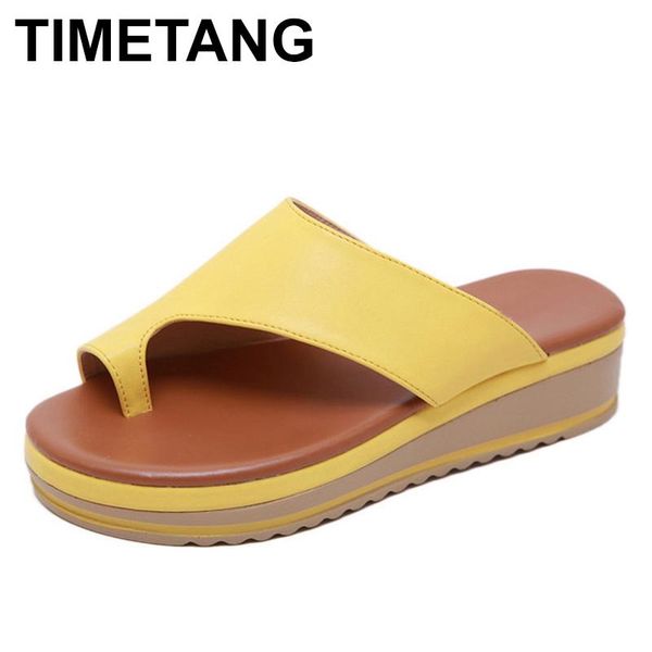 slippers timetang platform wedge female thick sole outdoor casual sliders shoes orthopedic for women clip toe sandal, Black
slippers timetang platform wedge female thick sole outdoor casual sliders shoes orthopedic for women clip toe sandal, Black