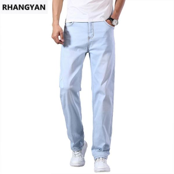 men's jeans 2021 spring and summer thin light blue stretch loose wide-leg casual trousers plus size 40 42 44
men's jeans 2021 spring and summer thin light blue stretch loose wide-leg casual trousers plus size 40 42 44