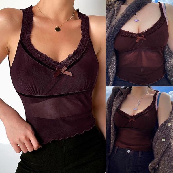 vest fitness breathable women fashion v-neck solid bow mesh perspective sleeveless short blouse #40 women's tanks & camis, White
vest fitness breathable women fashion v-neck solid bow mesh perspective sleeveless short blouse #40 women's tanks & camis, White