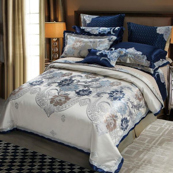 bedding sets bedroom four-piece bed linen set luxury high-end style embroidered satin quilt cover fashionable simple family el
bedding sets bedroom four-piece bed linen set luxury high-end style embroidered satin quilt cover fashionable simple family el