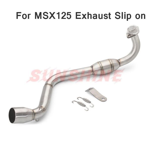 motorcycle exhaust system motorcross muffler slip on racing pitbike full systems modified front pipe escape moto for yzf msx125 msx 125
motorcycle exhaust system motorcross muffler slip on racing pitbike full systems modified front pipe escape moto for yzf msx125 msx 125