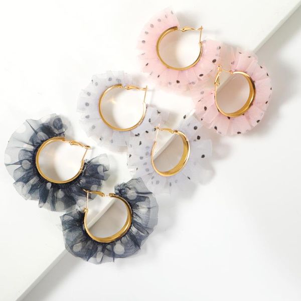 hoop & huggie girlgo korean lace black big circle earrings for women simple fresh stud wedding jewelry party gift wholesale, Golden;silver
hoop & huggie girlgo korean lace black big circle earrings for women simple fresh stud wedding jewelry party gift wholesale, Golden;silver