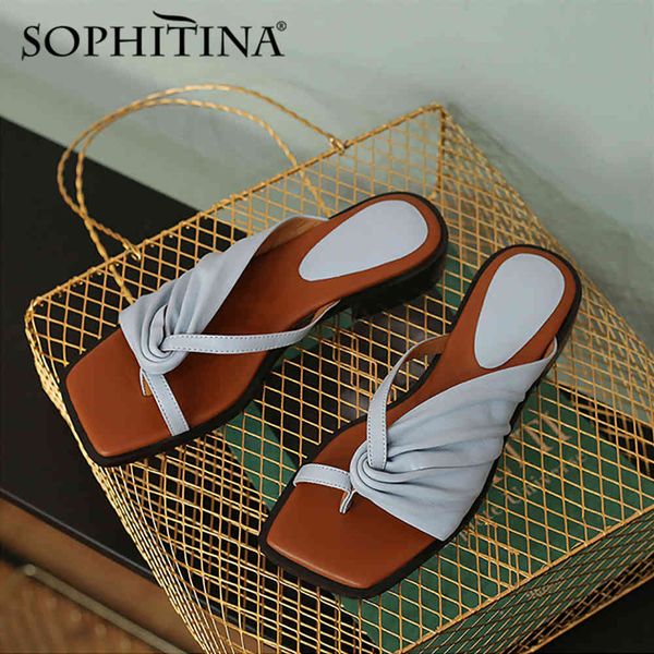 sophitina women's slide sandals fashion summer flip flop low heel square open toe ladies flat casual dress shoes po676 210513, Black
sophitina women's slide sandals fashion summer flip flop low heel square open toe ladies flat casual dress shoes po676 210513, Black