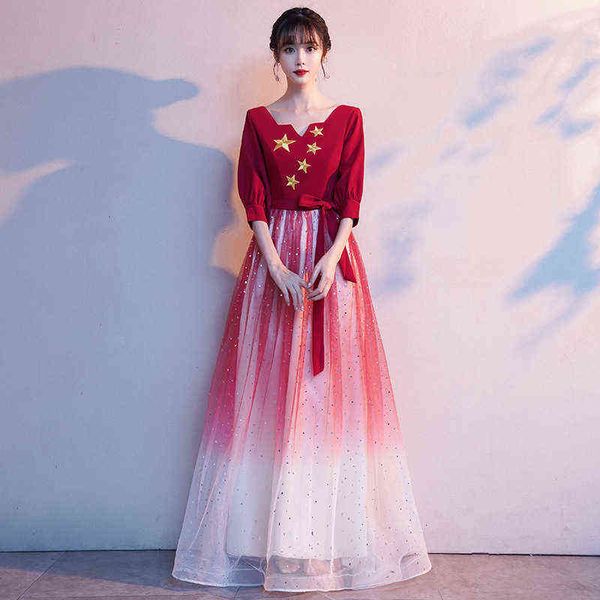 prom luxury boutique occasion dresses red song chorus performance female conductor recitation solo competition singing gradient red, Black
prom luxury boutique occasion dresses red song chorus performance female conductor recitation solo competition singing gradient red, Black