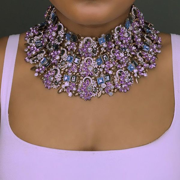 dvacaman women layers crystal chain pendant necklace big statement necklace rhinestone bridal jewelry famale bijoux ai32, Silver
dvacaman women layers crystal chain pendant necklace big statement necklace rhinestone bridal jewelry famale bijoux ai32, Silver