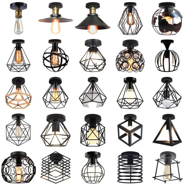 ceiling lights modern led lamp retro industrial shade attic living room kitchen cage home decoration
ceiling lights modern led lamp retro industrial shade attic living room kitchen cage home decoration