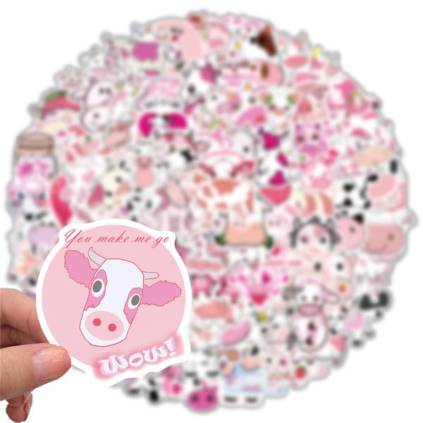 100pcs pink cows stickers for skateboard lapluggage bicycle guitar helmet water bottle decals
100pcs pink cows stickers for skateboard lapluggage bicycle guitar helmet water bottle decals