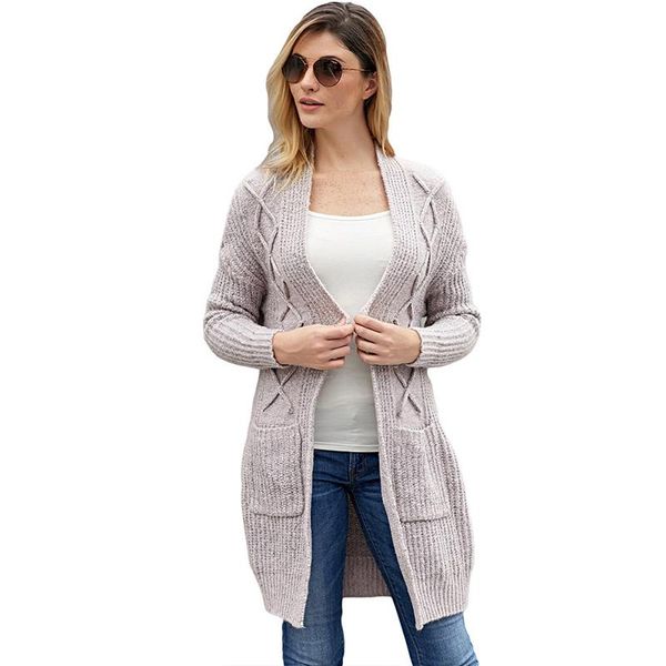women's sweaters women winter warm long sweater gray pocketed cable knit cardigan casaco feminino sleeve pockets open stitch knitwear l, White;black
women's sweaters women winter warm long sweater gray pocketed cable knit cardigan casaco feminino sleeve pockets open stitch knitwear l, White;black