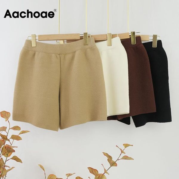 aachoae casual solid shorts for women elastic waist loose wide leg female minimalist pure outerwear ropa mujer women's, White;black
aachoae casual solid shorts for women elastic waist loose wide leg female minimalist pure outerwear ropa mujer women's, White;black