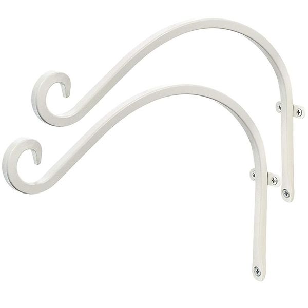 hooks & rails hanging basket bracket 12 inch 2 wall-mounted for outdoor flower baskets, white, feeding bird
hooks & rails hanging basket bracket 12 inch 2 wall-mounted for outdoor flower baskets, white, feeding bird
