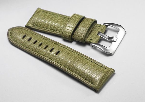 watch bands 24mm unique handmade lizard skin genuine leather thick strap men's green fashion universal wristband, Black;brown
watch bands 24mm unique handmade lizard skin genuine leather thick strap men's green fashion universal wristband, Black;brown