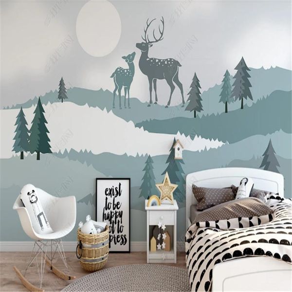 wallpapers nordic hand painted wallpaper for kid's room small fresh elk simple children's background wall papers home decor mural
wallpapers nordic hand painted wallpaper for kid's room small fresh elk simple children's background wall papers home decor mural