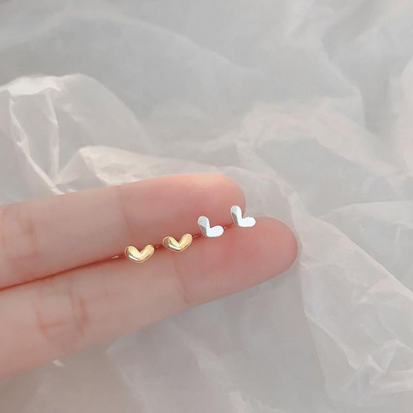 100% 925 sterling silver mini love heart earings for women aretes, cute girl stud earrings pendientes mujer gold color jewelry, Golden;silver
100% 925 sterling silver mini love heart earings for women aretes, cute girl stud earrings pendientes mujer gold color jewelry, Golden;silver