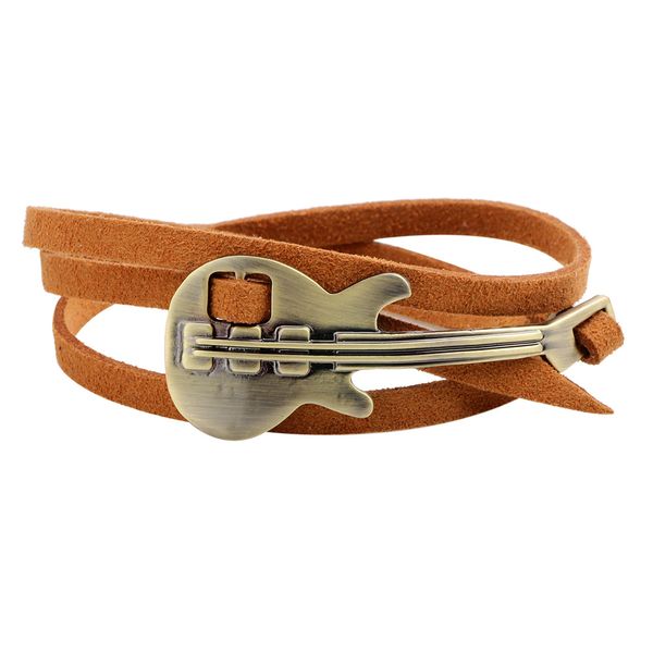 3D Guitar Leather Bracelet Jewelry Punk Multi-Layer Guitars Bracelet Street Men And Women Music Lovers The Best Gift
3D Guitar Leather Bracelet Jewelry Punk Multi-Layer Guitars Bracelet Street Men And Women Music Lovers The Best Gift