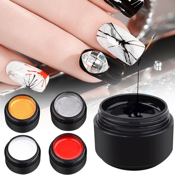 nail art kits 5 color wire drawing gel set with pen purple crystal painting seal coat manicure
nail art kits 5 color wire drawing gel set with pen purple crystal painting seal coat manicure