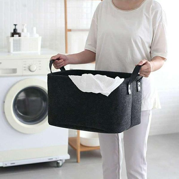 storage baskets dirty clothes toys felt thickened handheld organizer bag 
storage baskets dirty clothes toys felt thickened handheld organizer bag