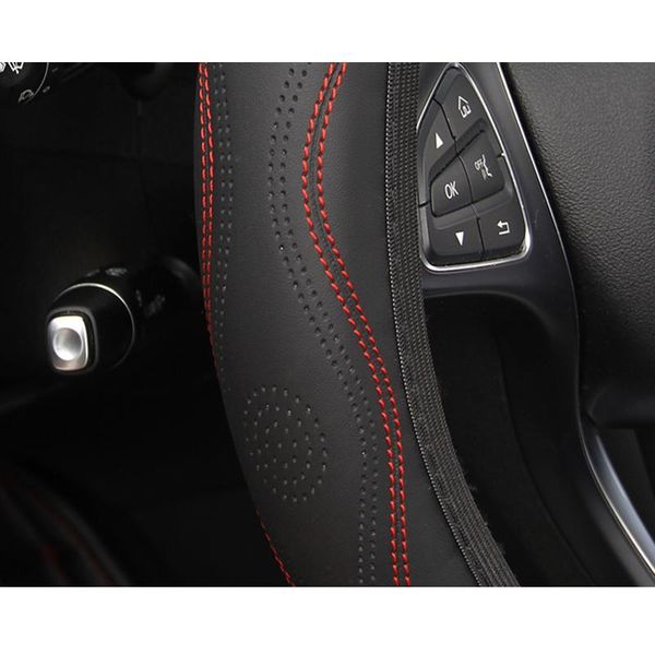 steering wheel covers pu leather car cover good grip parts accessories comfortable four seasons black and red
steering wheel covers pu leather car cover good grip parts accessories comfortable four seasons black and red