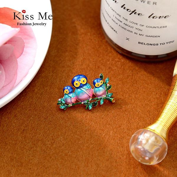 pins, brooches kissme multicolor enamel cute owls standing on branch brooch for women delicate crystal sweater coat animal pins fashion jewe, Gray
pins, brooches kissme multicolor enamel cute owls standing on branch brooch for women delicate crystal sweater coat animal pins fashion jewe, Gray