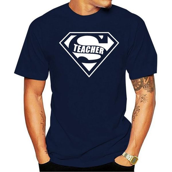 men's t-shirts men tshirt super teacher t shirt back to school fun classic women t-shirt tees top, White;black