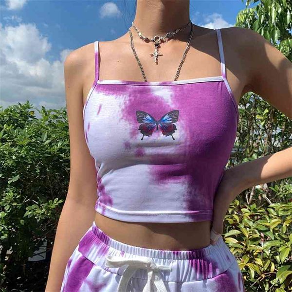 butterfly crop woman backless spaghetti strap tank summer clubwear party tie dye cami harajuku debardeur femme 210401, White
butterfly crop woman backless spaghetti strap tank summer clubwear party tie dye cami harajuku debardeur femme 210401, White