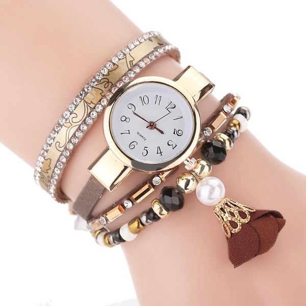 wristwatches women watches relogio bracelet watch wrap around fashion dress ladies womans wrist gift, Slivery;brown
wristwatches women watches relogio bracelet watch wrap around fashion dress ladies womans wrist gift, Slivery;brown