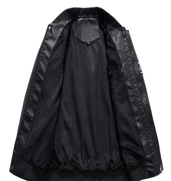 men's fur & faux pu leather jacket coats baseball collar trendy leisure jackets autumn and winter loose leath, Black
men's fur & faux pu leather jacket coats baseball collar trendy leisure jackets autumn and winter loose leath, Black