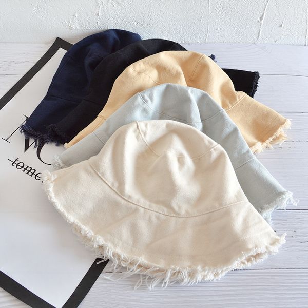 fringed fisherman's hat women's summer sun simple casual edged basin foldable washable cloth, Blue;gray
fringed fisherman's hat women's summer sun simple casual edged basin foldable washable cloth, Blue;gray
