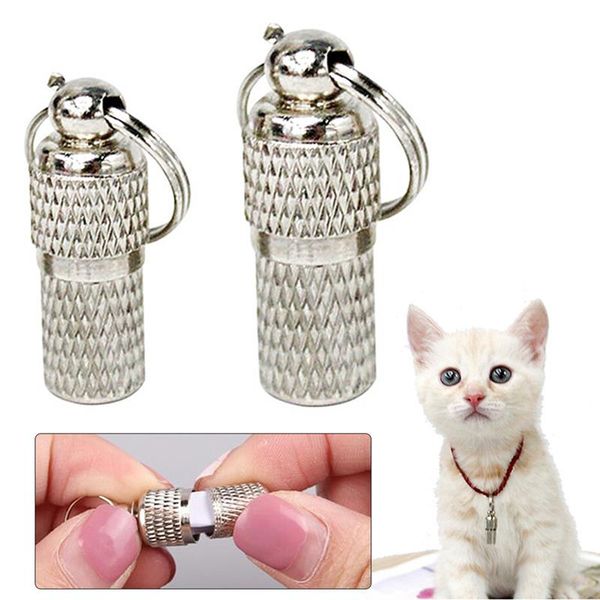 silver pet cat dog id tag for dogs cats keychain keyring anti lost name address label identity tube collar pendant pet products
silver pet cat dog id tag for dogs cats keychain keyring anti lost name address label identity tube collar pendant pet products