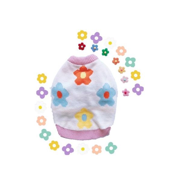 dog apparel flowers puppy sweater winter warm clothing for small dogs costume chihuahua coat knitting crochet cloth jersey
dog apparel flowers puppy sweater winter warm clothing for small dogs costume chihuahua coat knitting crochet cloth jersey