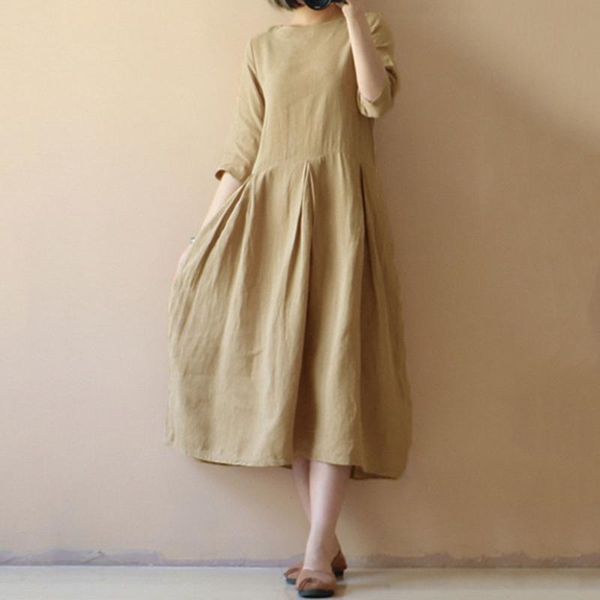 casual dresses 2021 women's autumn dress fashion simple commuter style solid color round neck long sleeve loose slim large skirt, Black;gray
casual dresses 2021 women's autumn dress fashion simple commuter style solid color round neck long sleeve loose slim large skirt, Black;gray