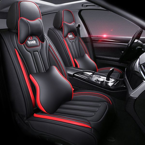car accessory seat cover for sedan suv durable leather universal five seats set cushion including front and rear covers full covered gray de
car accessory seat cover for sedan suv durable leather universal five seats set cushion including front and rear covers full covered gray de