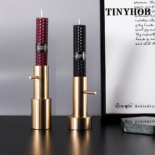 height 4.52''/3.74'' minimalism gold candlestick wedding party dinner candelabra simple brass decor christmas candle hol
height 4.52''/3.74'' minimalism gold candlestick wedding party dinner candelabra simple brass decor christmas candle hol