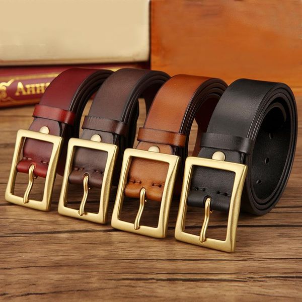 belts men's leather belt casual antique fashion jeans copper buckle, Black;brown
belts men's leather belt casual antique fashion jeans copper buckle, Black;brown