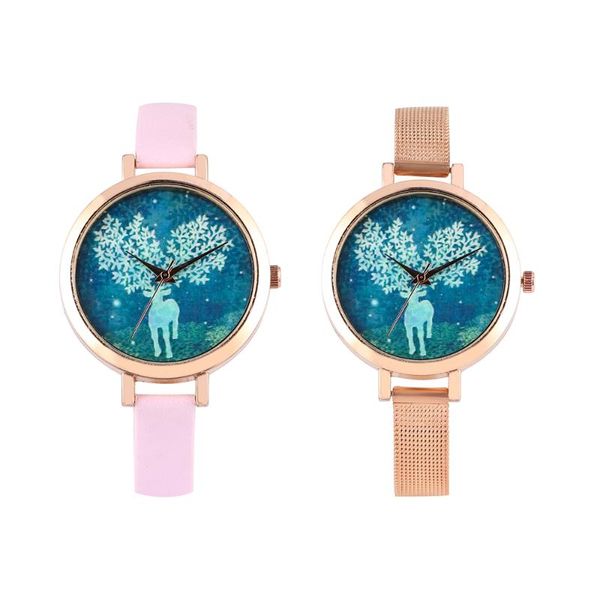 wristwatches women's watch attractive blue elk of dial quartz wristwatch not waterproof gift for girlfriend wife women, Slivery;brown
wristwatches women's watch attractive blue elk of dial quartz wristwatch not waterproof gift for girlfriend wife women, Slivery;brown