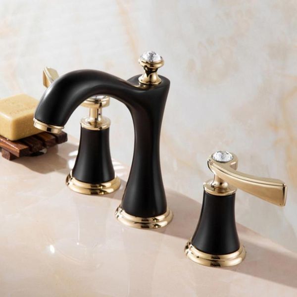bathroom sink faucets european style 3-hole 8in basin faucet cabinet split water tap three-piece titanium robinet salle de bain
bathroom sink faucets european style 3-hole 8in basin faucet cabinet split water tap three-piece titanium robinet salle de bain