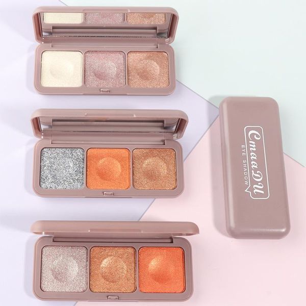 eye shadow 3 colors high glossy shimmer mashed potato silk powder not easy to earth color smooth creamy texture palette
eye shadow 3 colors high glossy shimmer mashed potato silk powder not easy to earth color smooth creamy texture palette