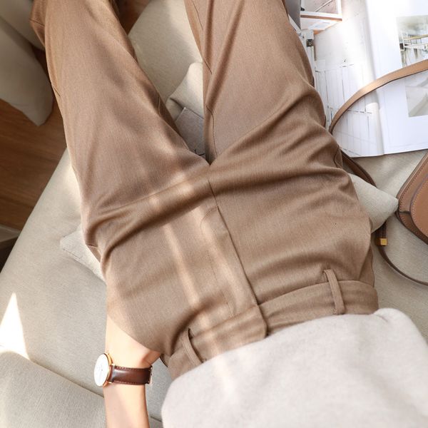 women's pants & capris spring autumn casual suit female high waist loose simple straight drape cigarette pencil women bottoms 9326, Black;white
women's pants & capris spring autumn casual suit female high waist loose simple straight drape cigarette pencil women bottoms 9326, Black;white