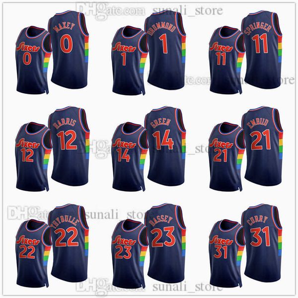 2021-22 75th diamond anniversary jerseys basketball city tobias harris joel embiid ben simmons matisse thybulle charles bassey jaden, Black
2021-22 75th diamond anniversary jerseys basketball city tobias harris joel embiid ben simmons matisse thybulle charles bassey jaden, Black