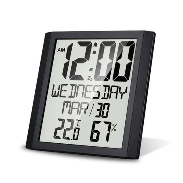 other clocks & accessories digital wall alarm clock with temperature humidity 8.6'' large display time home decoration
other clocks & accessories digital wall alarm clock with temperature humidity 8.6'' large display time home decoration