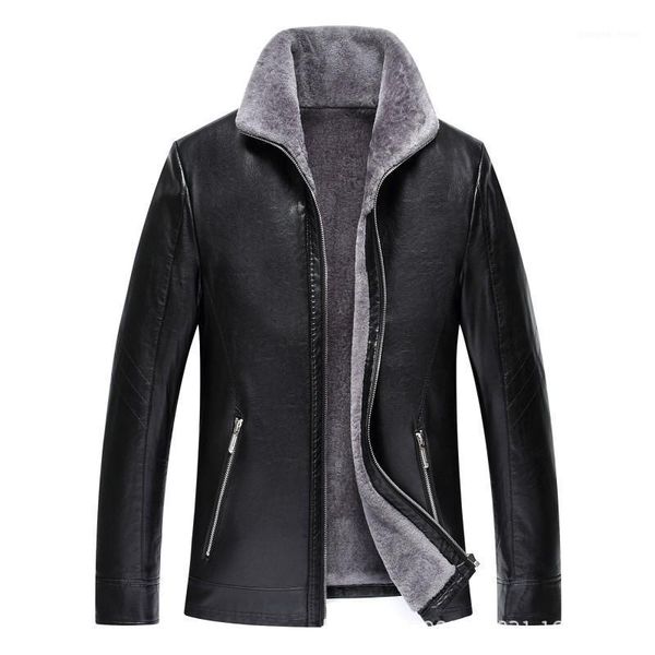 men's fur & faux 2021 leather jacket men winter thick inner wool coat casual thermal genuine coats warm jackets, Black
men's fur & faux 2021 leather jacket men winter thick inner wool coat casual thermal genuine coats warm jackets, Black