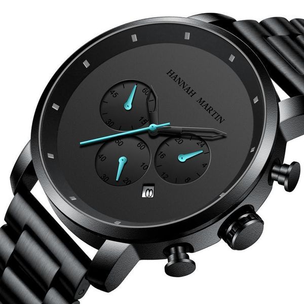 fashion mens watches stainless steel sports relogio masculino japan chronograph quartz watch men wristwatches, Slivery;brown
fashion mens watches stainless steel sports relogio masculino japan chronograph quartz watch men wristwatches, Slivery;brown