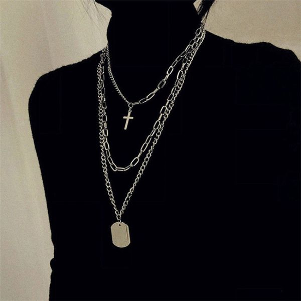 multi layer cross detachable necklace personality men's and women's fashion sweater chain hip hop neck, Black
multi layer cross detachable necklace personality men's and women's fashion sweater chain hip hop neck, Black