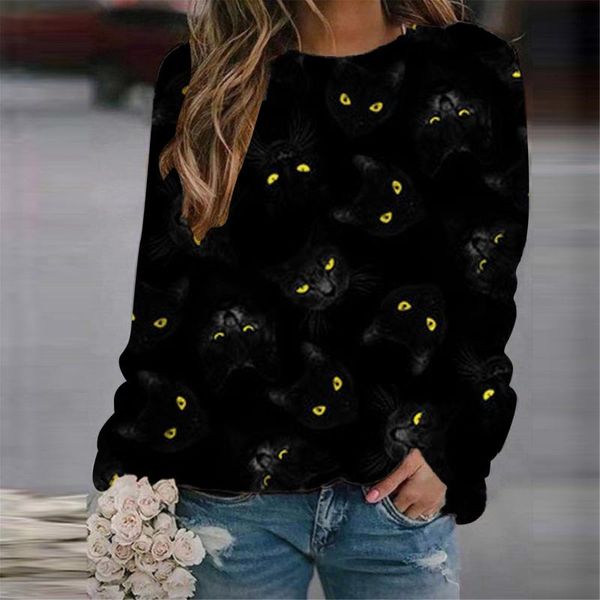 women's hoodies & sweatshirts pulloverswomen halloween print shirt casual trousers long sleeve sweatshirt loose blouse tee streetwear s, Black
women's hoodies & sweatshirts pulloverswomen halloween print shirt casual trousers long sleeve sweatshirt loose blouse tee streetwear s, Black