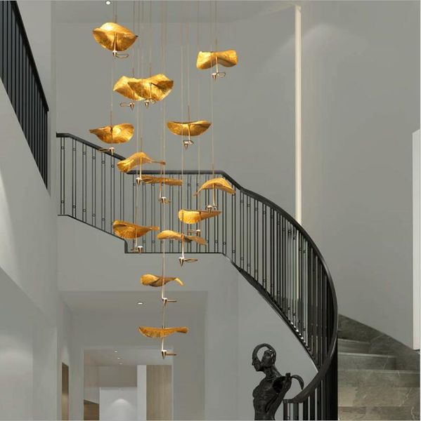 pendant lamps luxury creative all copper lotus leaf living room lights american retro staircase villa restaurant art chand
pendant lamps luxury creative all copper lotus leaf living room lights american retro staircase villa restaurant art chand