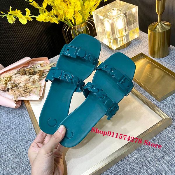 sandals women's chain flat jelly shoes 2021 spring and summer korean beach holiday lazy slippers, Black
sandals women's chain flat jelly shoes 2021 spring and summer korean beach holiday lazy slippers, Black
