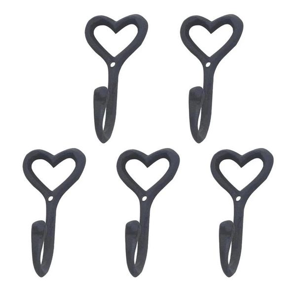hooks & rails 5pcs retro iron art wall hanger heart shape design for kitchen home wrought heart-shaped hook
hooks & rails 5pcs retro iron art wall hanger heart shape design for kitchen home wrought heart-shaped hook